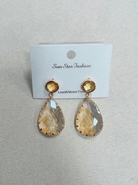 Crystal Teardrop fashion earring