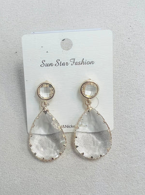 Crystal Teardrop fashion earring