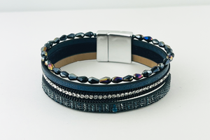 Narrow magnetic bracelet