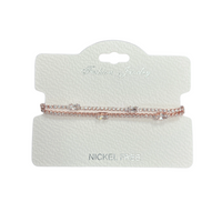 C.Z Crystal adjustable bracelet