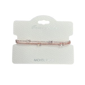 C.Z Crystal adjustable bracelet