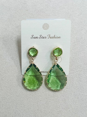 Crystal Teardrop fashion earring