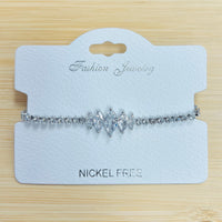 C.Z Crystal adjustable bracelet