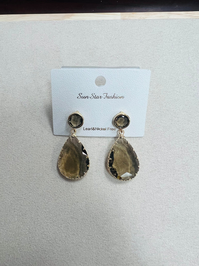 Crystal Teardrop fashion earring