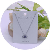 Evil Eye C.Z Crystal Necklace