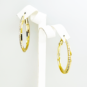 C.Z Crystal Earring