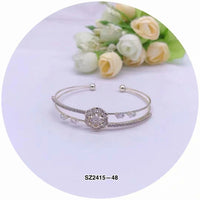 C.Z Crystal Cuff Bracelet