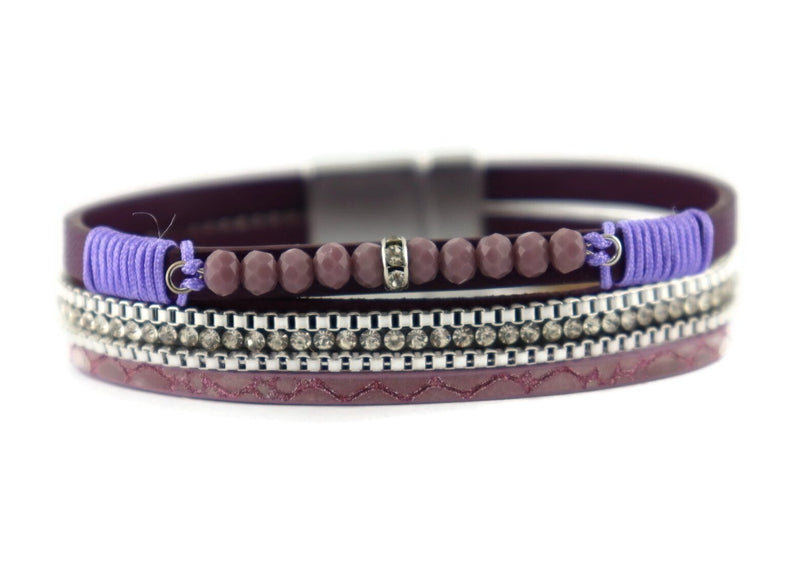 Leather Magnetic Bracelet