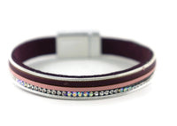 Leather Magnetic Bracelet