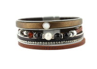 Leather Magnetic Bracelet