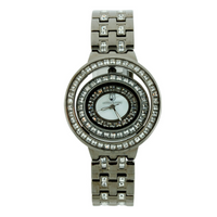 OSTRICH KING FULL STONES LADY LINK WATCH