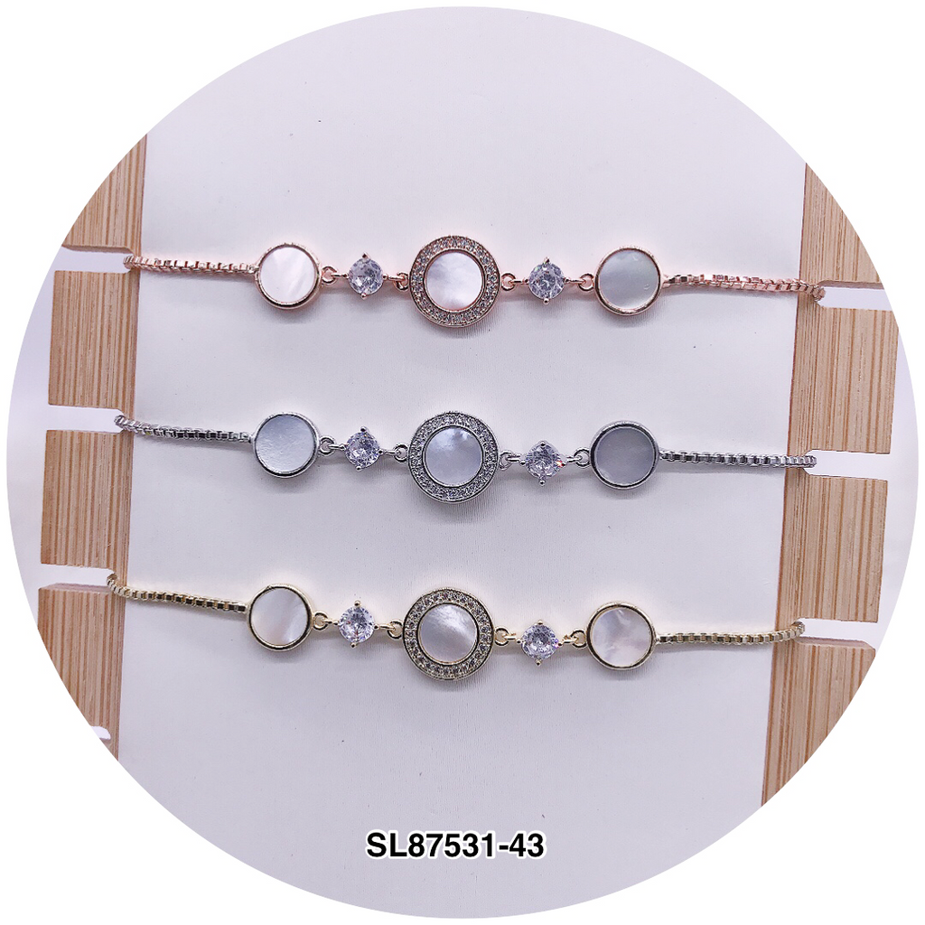 C.Z Crystal Adjustable Bracelet