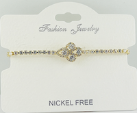 C.Z Crystal adjustable bracelet